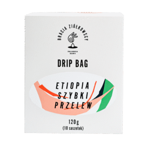 Etiopia Szybki Przelew Drip Bag Box 10 x 12 g